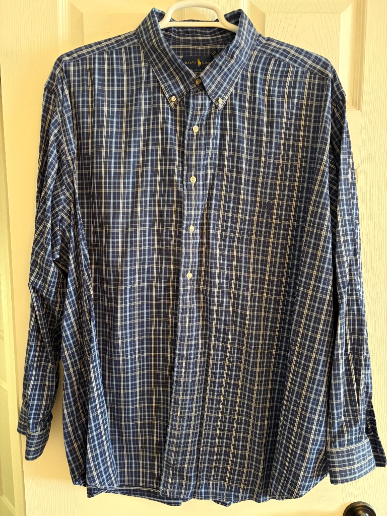 Men’s Ralph Lauren Big & Tall Performance Button Down Shirt 3xb